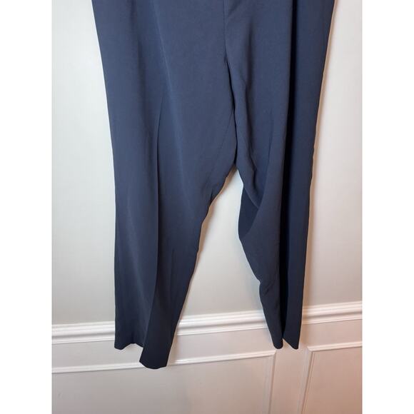 Lafayette 148 Straight Leg Pants RN95135 Navy 18W - Picture 3 of 10